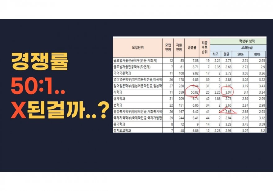 대학경쟁률 분석: 2024년 입학자 자격 기준 변화